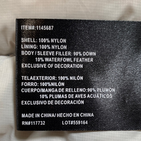 Gerry Men's Black and Blue Puffer down Jacket large - Picture 7 of 10